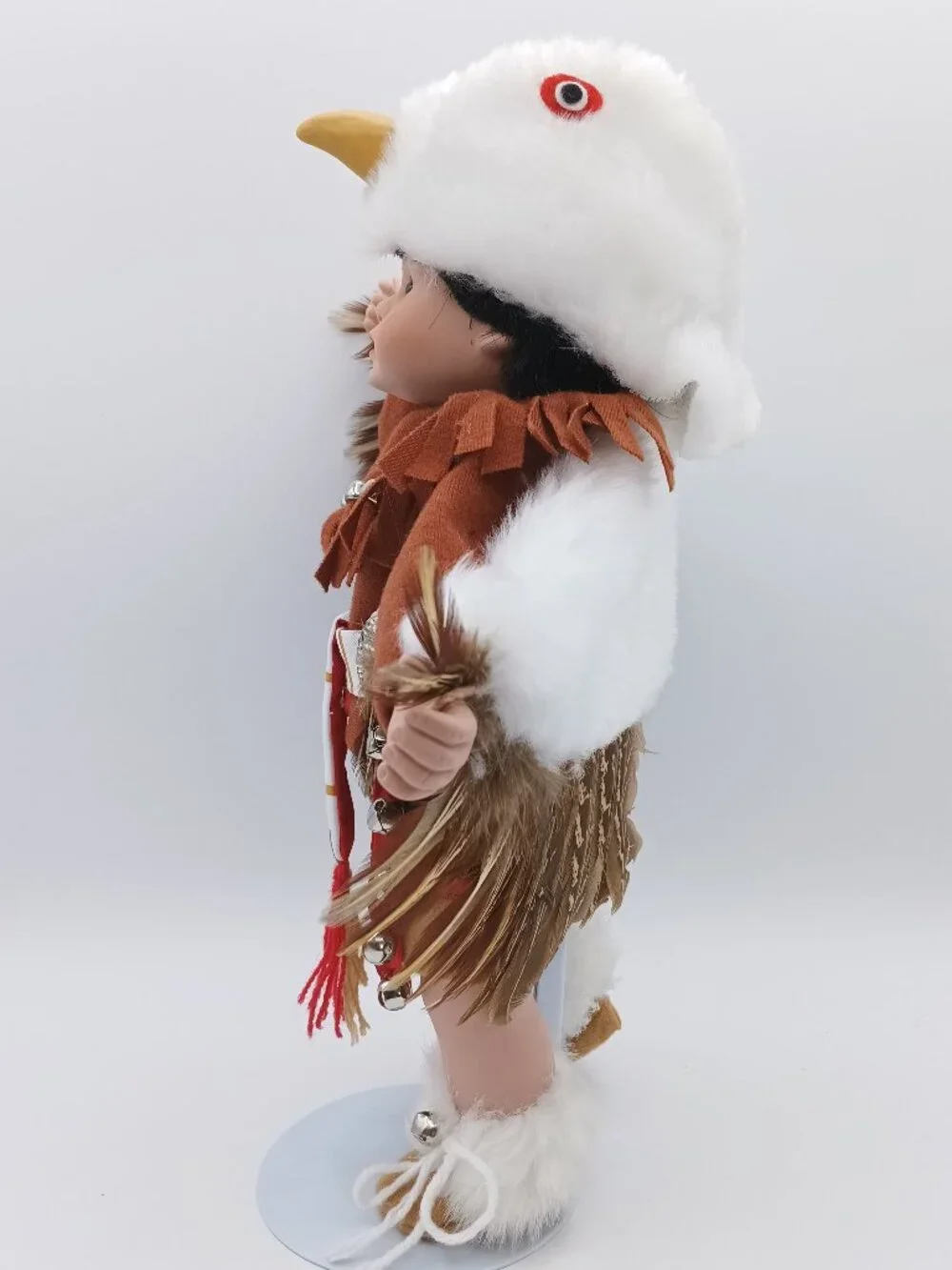 Native American Little Eagle Dancer Porcelain Doll by Elke Hutchens 12